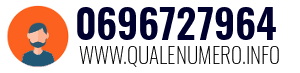 Numero di telefono 0696727964 0696727964