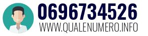 Numero di telefono 0696734526 0696734526