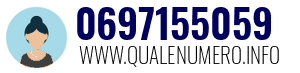Numero di telefono 0697155059 0697155059