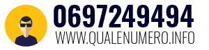 Numero di telefono 0697249494 0697249494