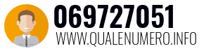 Numero di telefono 069727051 069727051