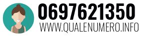 Numero di telefono 0697621350 0697621350
