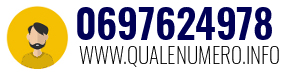 Numero di telefono 0697624978 0697624978