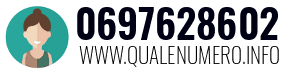 Numero di telefono 0697628602 0697628602