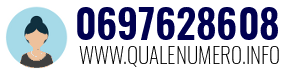 Numero di telefono 0697628608 0697628608