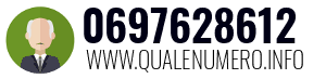 Numero di telefono 0697628612 0697628612