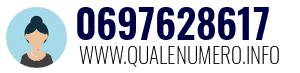 Numero di telefono 0697628617 0697628617