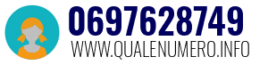 Numero di telefono 0697628749 0697628749