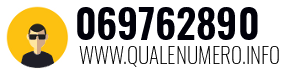 Numero di telefono 069762890 069762890