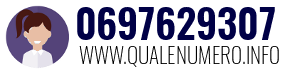 Numero di telefono 0697629307 0697629307