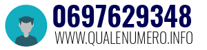 Numero di telefono 0697629348 0697629348