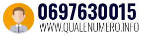 Numero di telefono 0697630015 0697630015