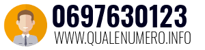 Numero di telefono 0697630123 0697630123
