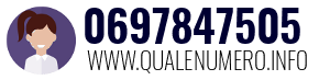 Numero di telefono 0697847505 0697847505