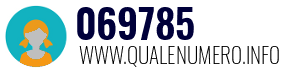 Numero di telefono 069785 069785