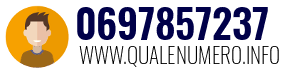 Numero di telefono 0697857237 0697857237