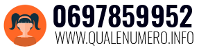 Numero di telefono 0697859952 0697859952