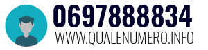 Numero di telefono 0697888834 0697888834