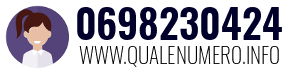 Numero di telefono 0698230424 0698230424