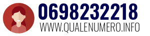 Numero di telefono 0698232218 0698232218