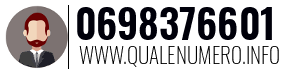 Numero di telefono 0698376601 0698376601