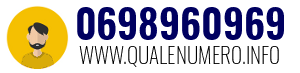 Numero di telefono 0698960969 0698960969