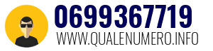 Numero di telefono 0699367719 0699367719