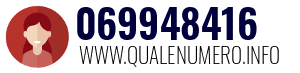 Numero di telefono 069948416 069948416