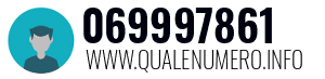 Numero di telefono 069997861 069997861