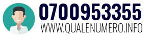 Numero di telefono 0700953355 0700953355