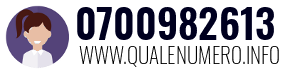 Numero di telefono 0700982613 0700982613