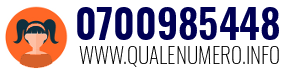 Numero di telefono 0700985448 0700985448