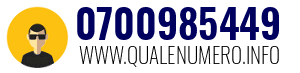Numero di telefono 0700985449 0700985449