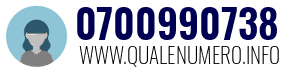 Numero di telefono 0700990738 0700990738
