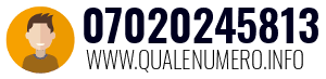Numero di telefono 07020245813 07020245813