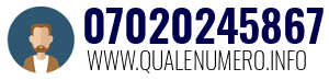 Numero di telefono 07020245867 07020245867