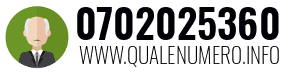 Numero di telefono 0702025360 0702025360