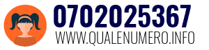 Numero di telefono 0702025367 0702025367