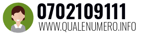 Numero di telefono 0702109111 0702109111