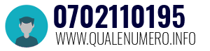 Numero di telefono 0702110195 0702110195