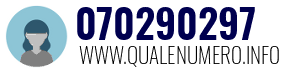 Numero di telefono 070290297 070290297