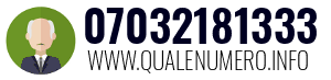 Numero di telefono 07032181333 07032181333