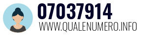 Numero di telefono 07037914 07037914