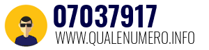 Numero di telefono 07037917 07037917