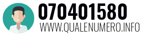 Numero di telefono 070401580 070401580
