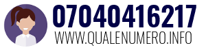 Numero di telefono 07040416217 07040416217