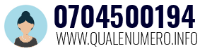 Numero di telefono 0704500194 0704500194
