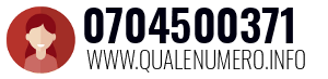 Numero di telefono 0704500371 0704500371