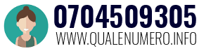Numero di telefono 0704509305 0704509305