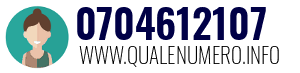 Numero di telefono 0704612107 0704612107
